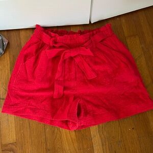 Women's Red Shorts